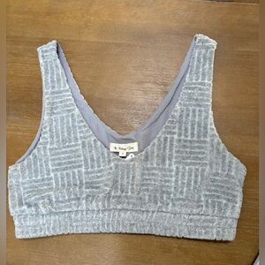 The Vintage Shop Soft Gray Patterned Bralette